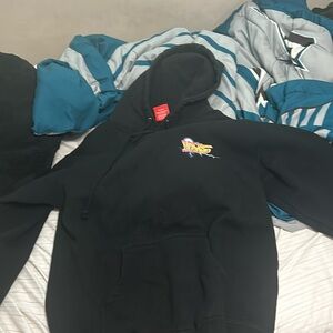 A back to the send large black hoodie